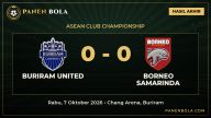 Hasil ASEAN Club Championship: Buriram United dan Borneo Samarinda Bermain Kacamata