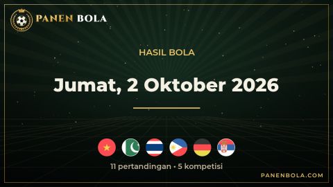Hasil Bola Tadi Malam Jumat, 2 Oktober 2026: Vietnam 4-2 Pakistan, Thailand 1-2 Filipina