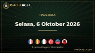 Hasil Bola Tadi Malam Selasa, 6 Oktober 2026: Prancis 4-1 Belgia, Italia 3-1 Turkiye