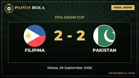Hasil FIFA ASEAN Cup: Filipina Ditahan Pakistan 2-2