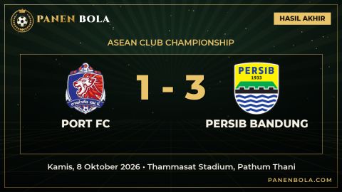 Hasil Port FC vs Persib Bandung 1-3: Persib Bandung Menang Comeback