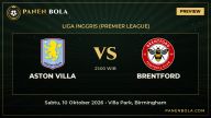 Prediksi Aston Villa vs Brentford: Jadwal, H2H dan Statistik (Liga Inggris (Premier League), 10 Okt 2026)
