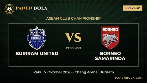 Prediksi Buriram United vs Borneo Samarinda: Jadwal, H2H dan Statistik (ASEAN Club Championship, 7 Okt 2026)