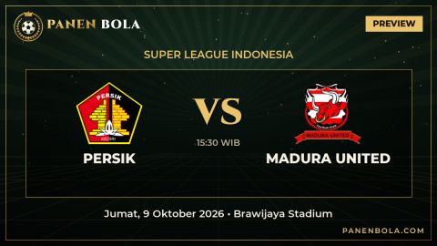 Prediksi Persik vs Madura United: Jadwal, H2H dan Statistik (Super League Indonesia, 9 Okt 2026)