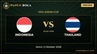 Preview Indonesia vs Thailand di FIFA ASEAN Cup: Head to Head, Form & Jam Tayang